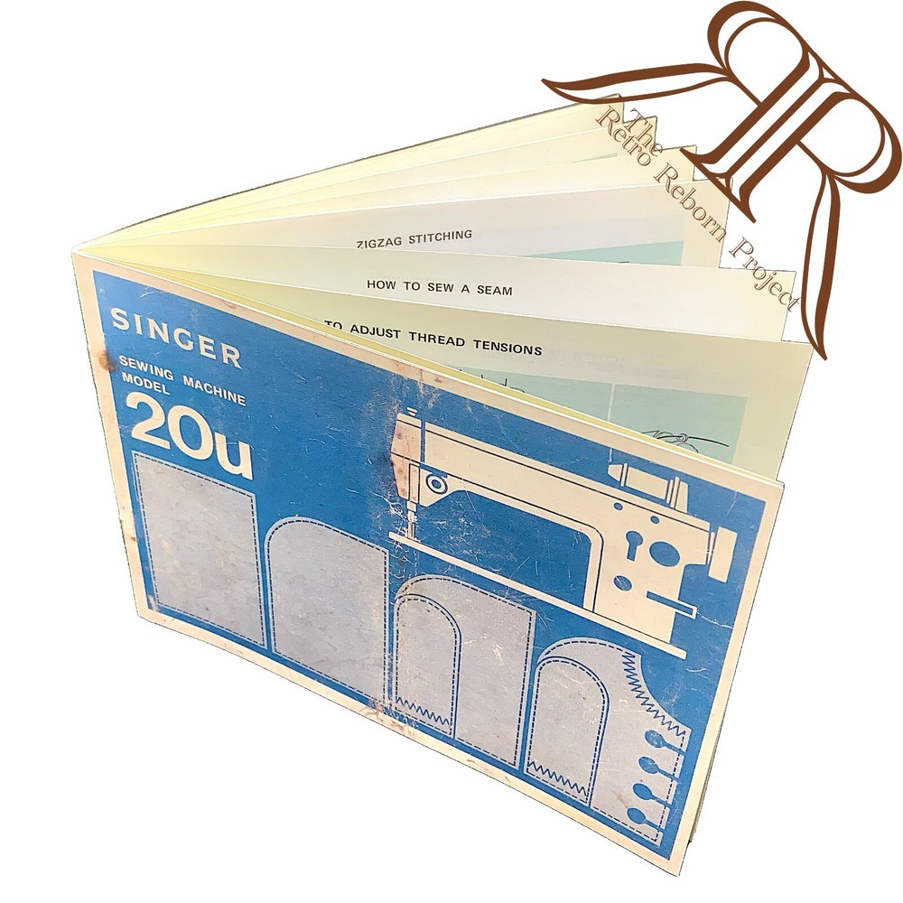 SINGER 20U Sewing Machine Illustrated Instructions Manual