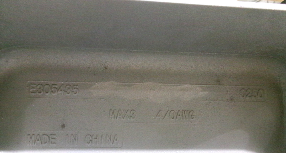 New E305435 C250 Type C Conduit Body Max 3 4/0AWK AK