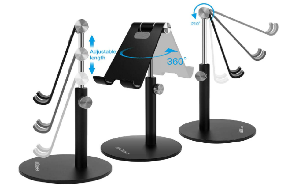 Tablet Stand 360°Retail Pos Rotating iPad Mount Holder Swivel Base Support Stand