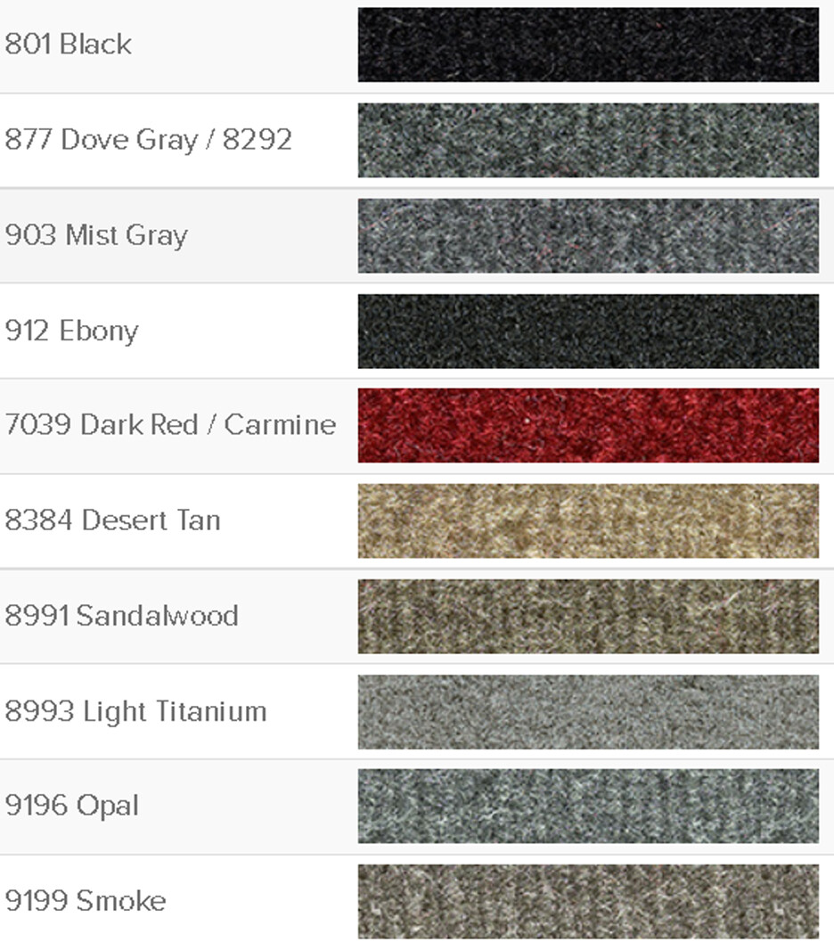 New! 2002-2005 Ford Thunderbird CARPET Floor Mats w Embroidered Bird Logo Colors