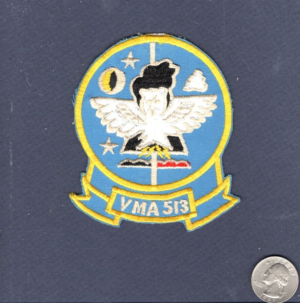 Original VMA-513 KNIGHTMARES USMC Attack Squadron Patch
