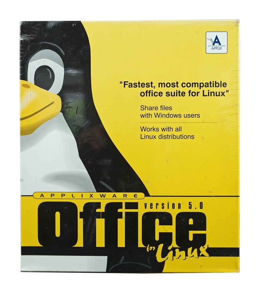 Applixware 5.0 OFFICE SUITE for Linux Applix works with all Linux distributions
