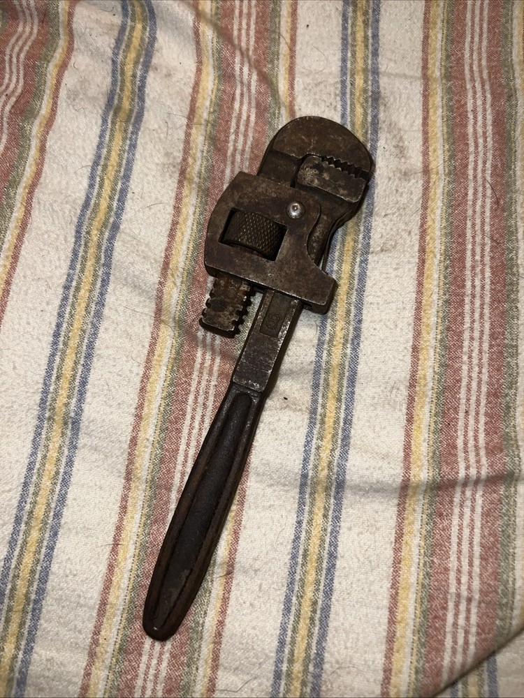 Vintage Worth 8 Inch Pipe Wrench Stillson Pattern Tool