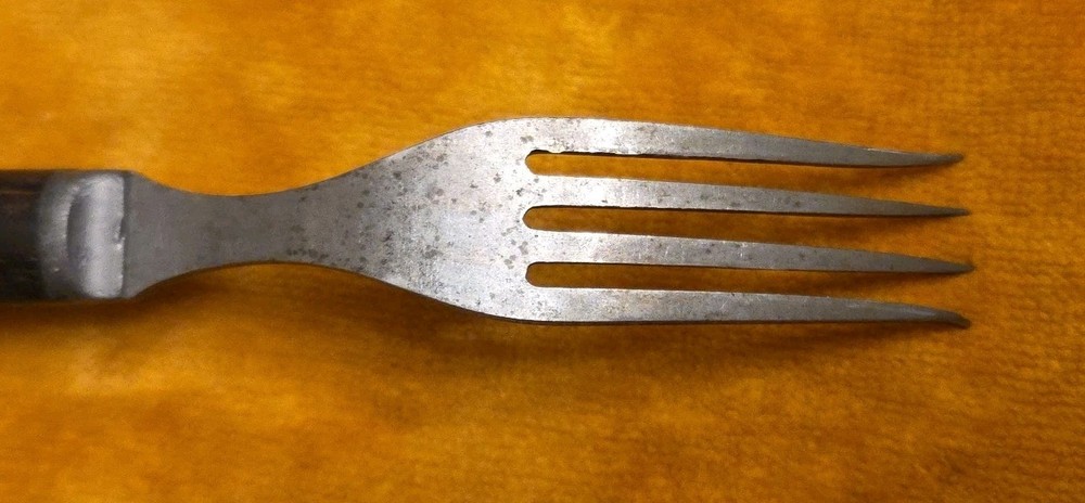 Civil War Era Table Fork Campware Antique