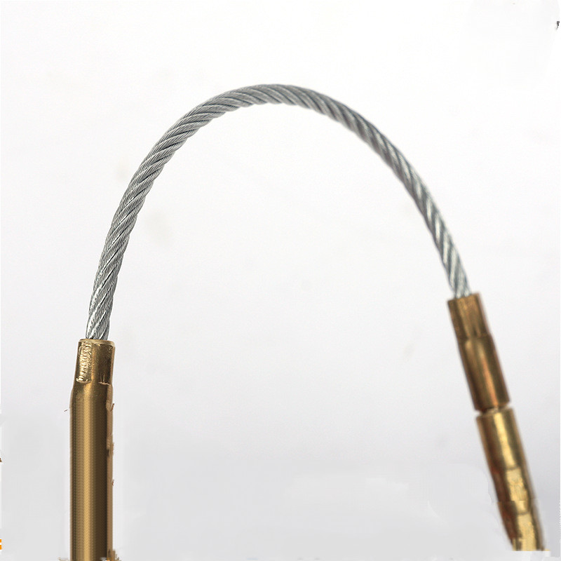 Fiberglass Fish Tape Reel 30M Electrical Cable Puller Conductive Puller + Case