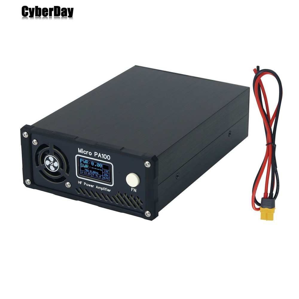 Micro PA100 100W Shortwave HF Power Amplifier Intelligent Portable LPF Filter
