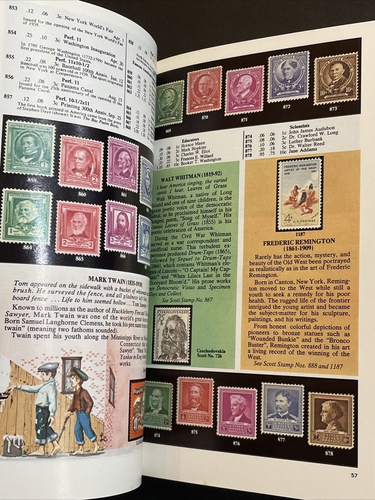 1972 USPS Stamps & Stories, 1st First Edition, Paperback Book