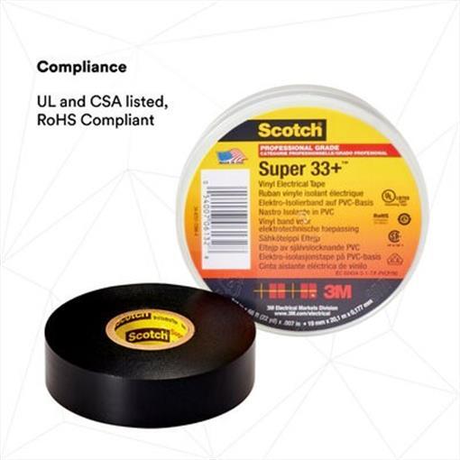 3M SUPR 33 ELECT TAPE EACH 06133