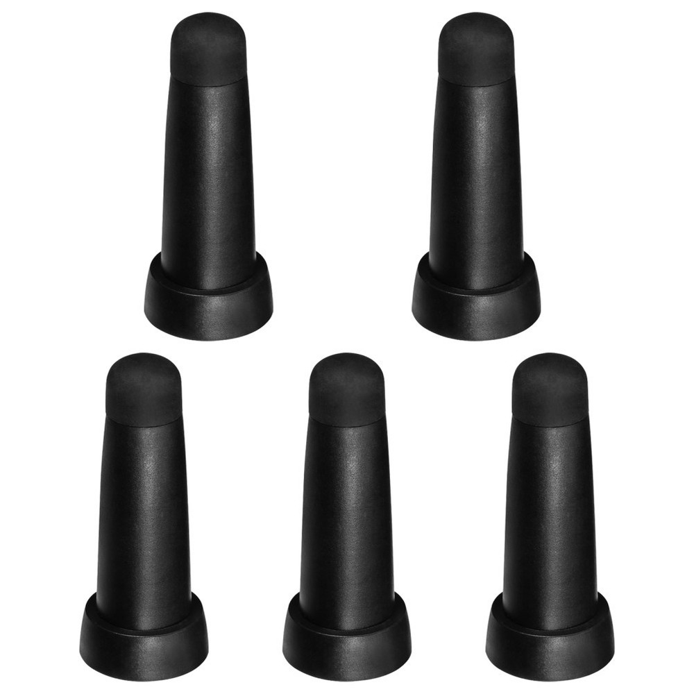 5 Pcs Umbrella End Protector Patio Replacement Cap Golf Tip Cover Black