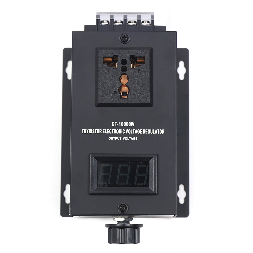 New Variable Voltage Regulator Dimmer Motor Speed Controller AC 110V SCR 10000W