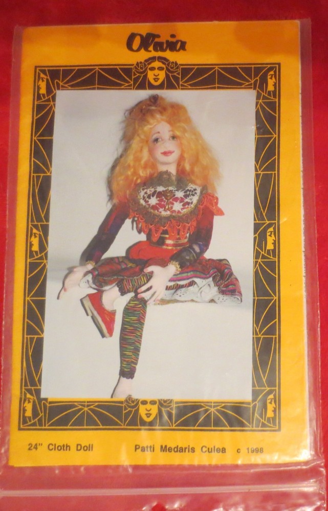 PMC Designs 24" Cloth Doll Olivia Pattern 1998