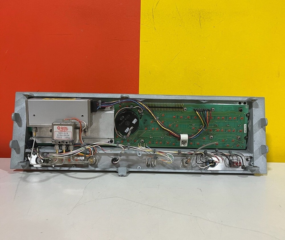 HP Agilent 8568B Spectrum Analyzer Faceplate / Control Panel Board + Attenuator