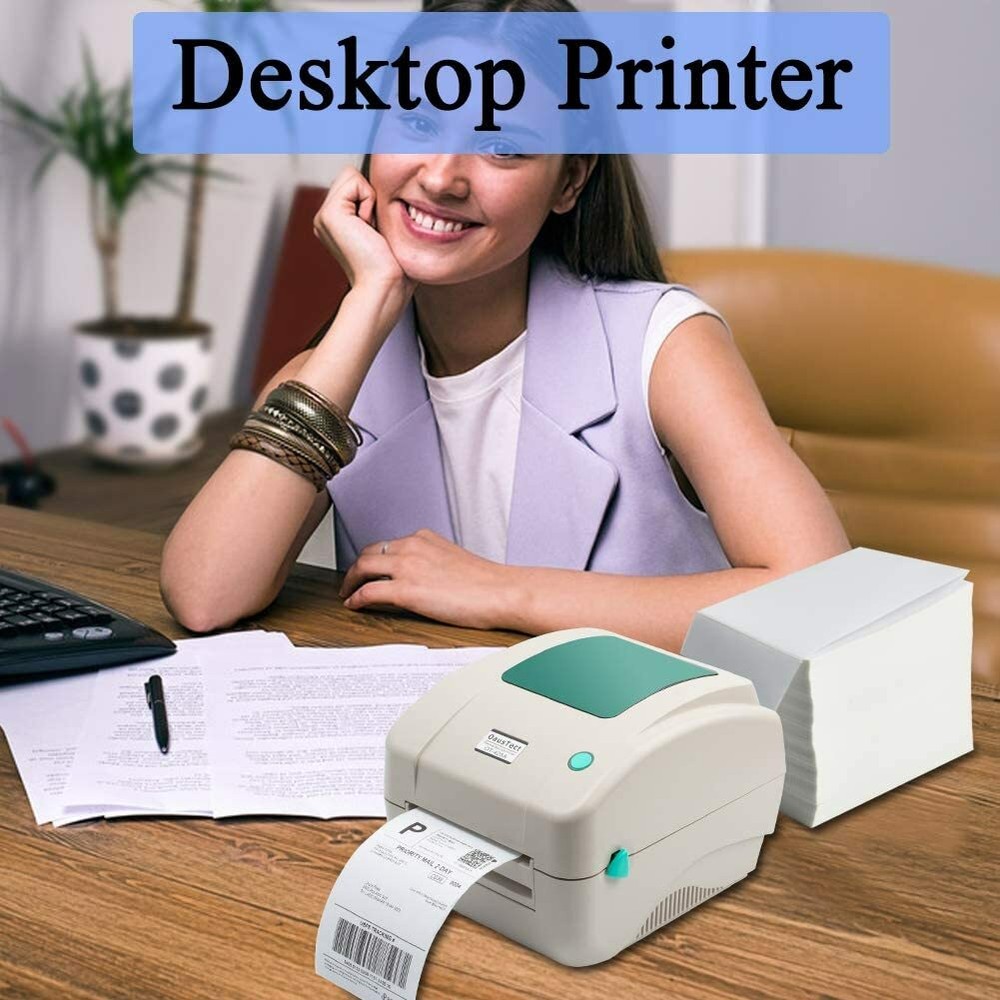 Thermal Label Printer 4x6 High Speed Desktop Label Marker Thermal Label Printer
