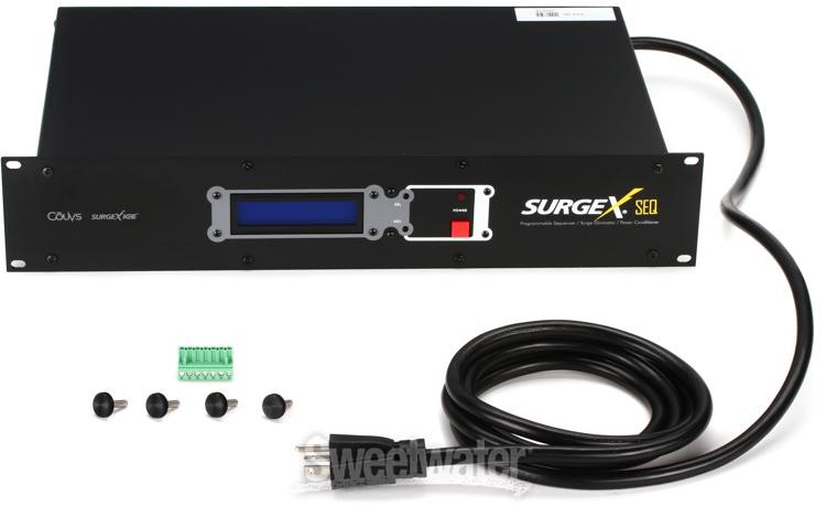 SurgeX SEQ 2U 14 Outlet 20A Power Sequencer