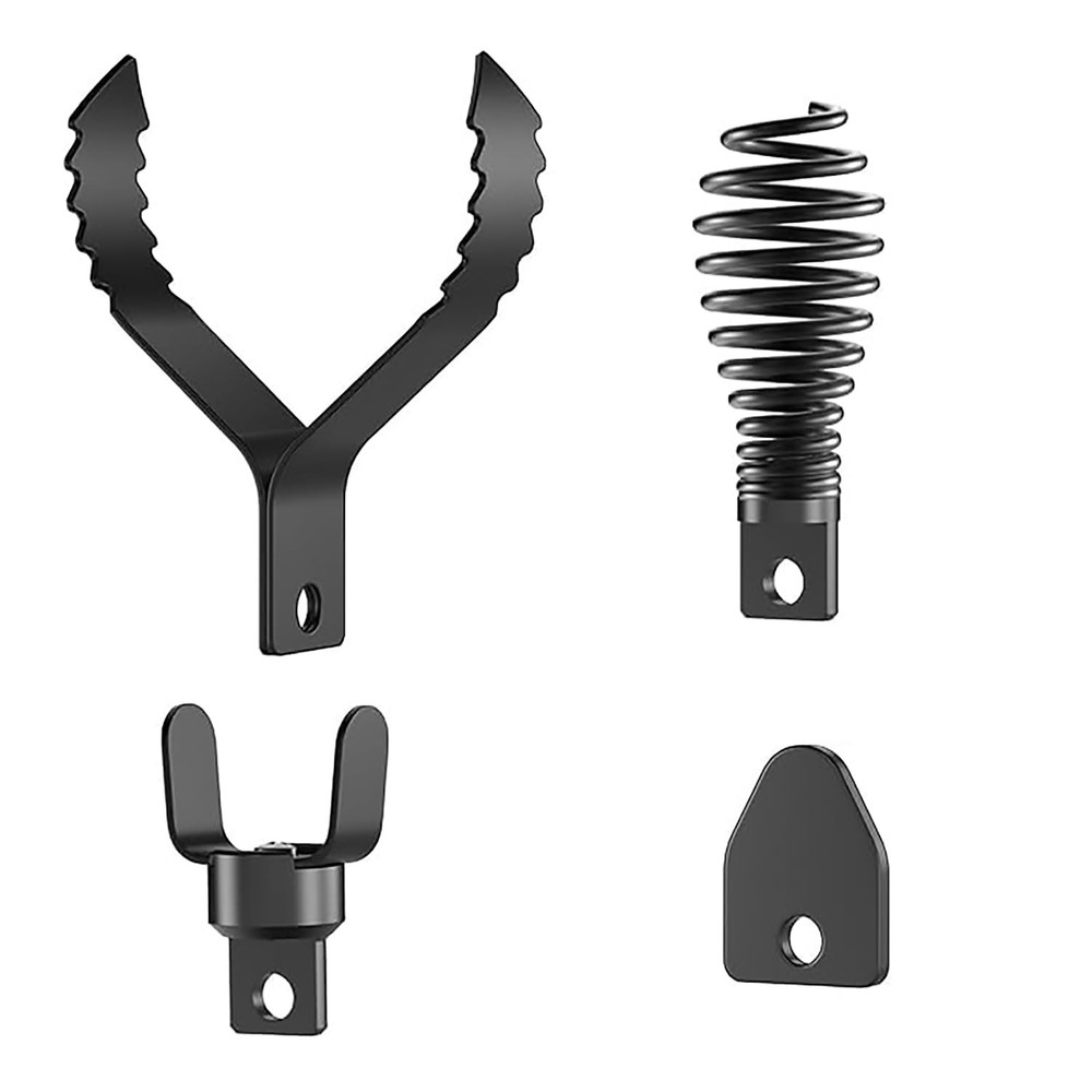 4Piece Drain Snake Attachment Replacement CuttersBoring Bulb Cutter,CCutter,S...