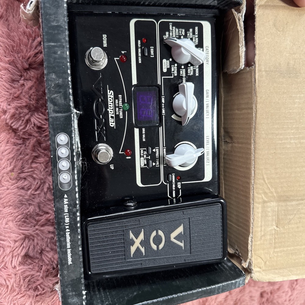 Vox StompLab IIG Digital Modeling Multi-Effects Processor SL2G Electric Guitar