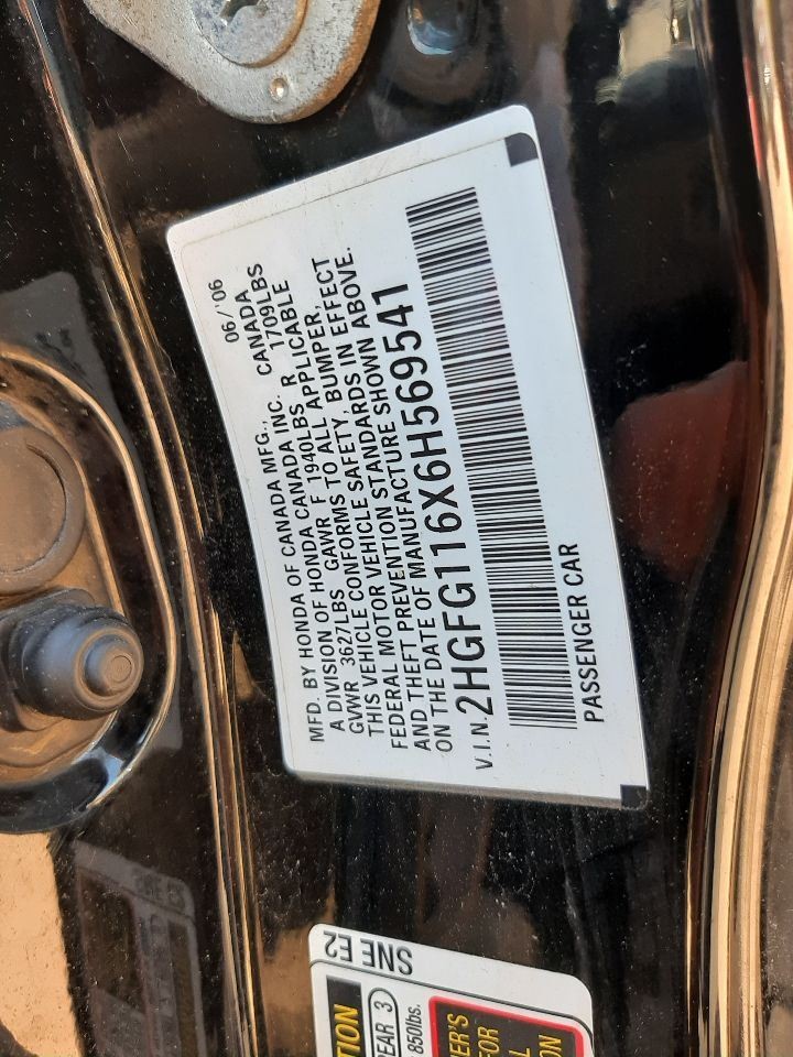 CIVIC 2006 High Mounted Stop Light 958501