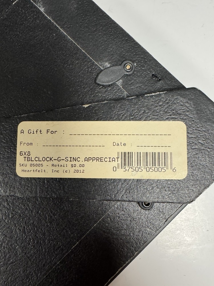 Retirement Clock Picture Frame- Untested