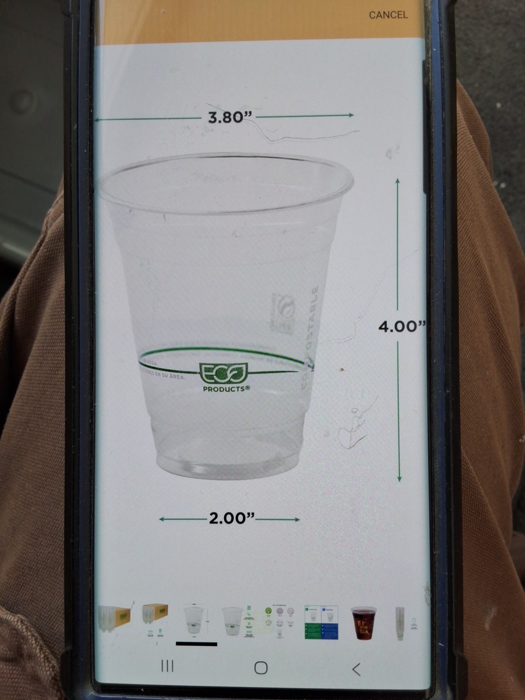 Eco-Products EPCC12GS 12 oz. GreenStripe Cold Cups - Clear (1000/Carton) New