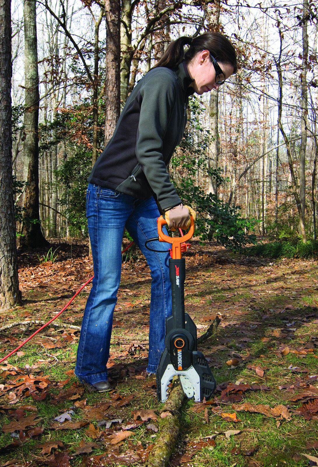 WORX WG307 JawSaw 5 Amp Electric Chainsaw with Auto-Tension