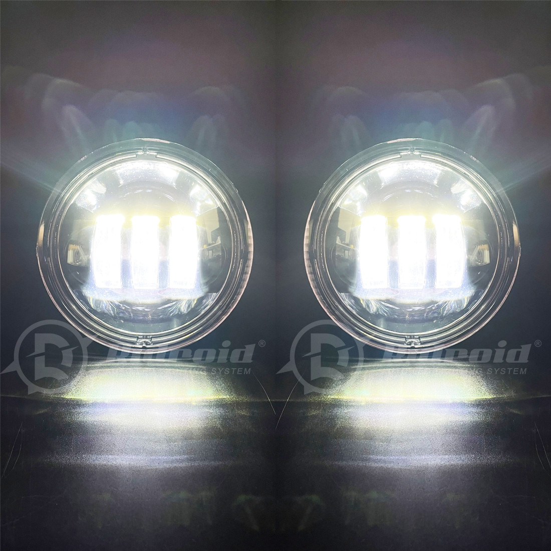 4.5 inch LED Spot Fog Passing Lights For Harley Street Glide Special FLHXS FLHX