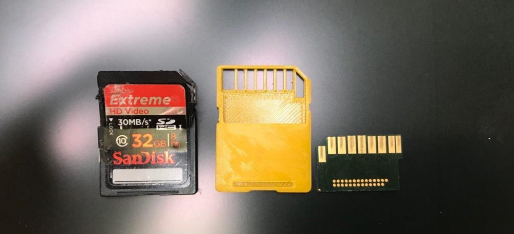 3D Printed SD Card Replacement Shell - Cracked/Broken Shell Case Replacement