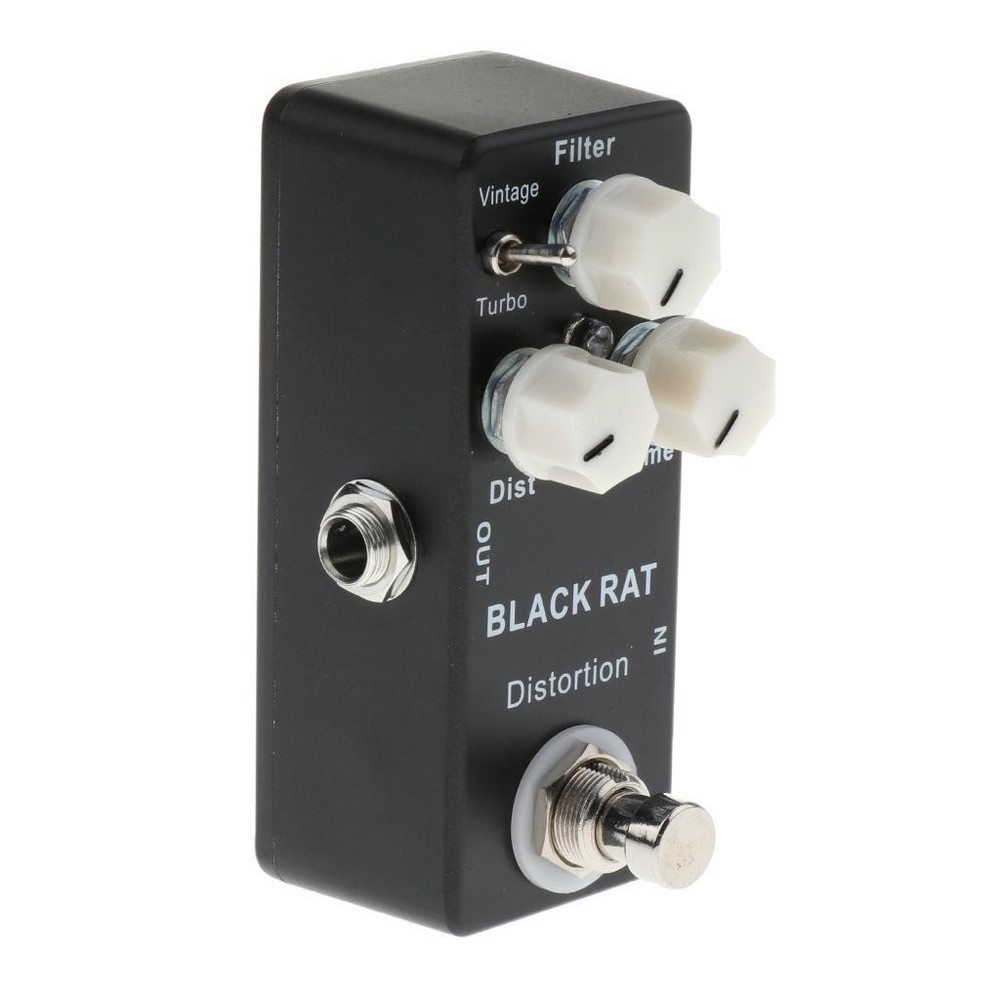 Black Rat Distortion Guitar Effect Pedal True