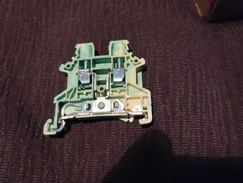 DIN Rail Ground Terminal Blocks 3 Quantity DK4N-PE Dinkle