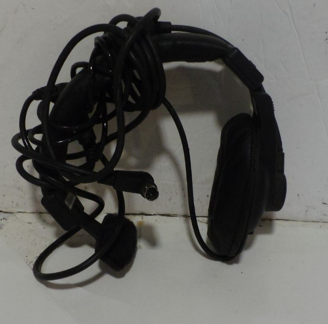 CLEAR COM HS15 HEADSET WITH MINIDIN CONNECTOR GOOD CONDITION