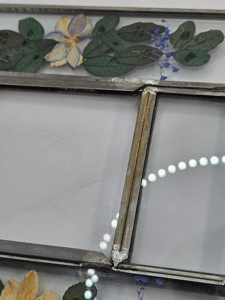 Pressed Flower wall hanging linked frames