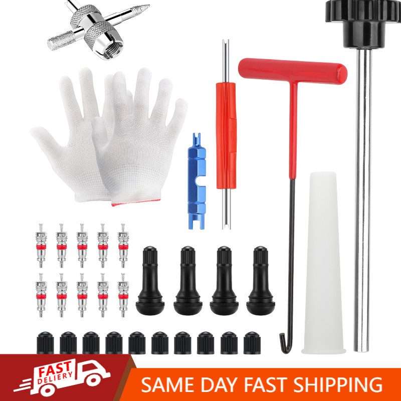 Quick Change Tire Valve Tool Kit Tire Valve Stem Core Quickly Replacement Tool