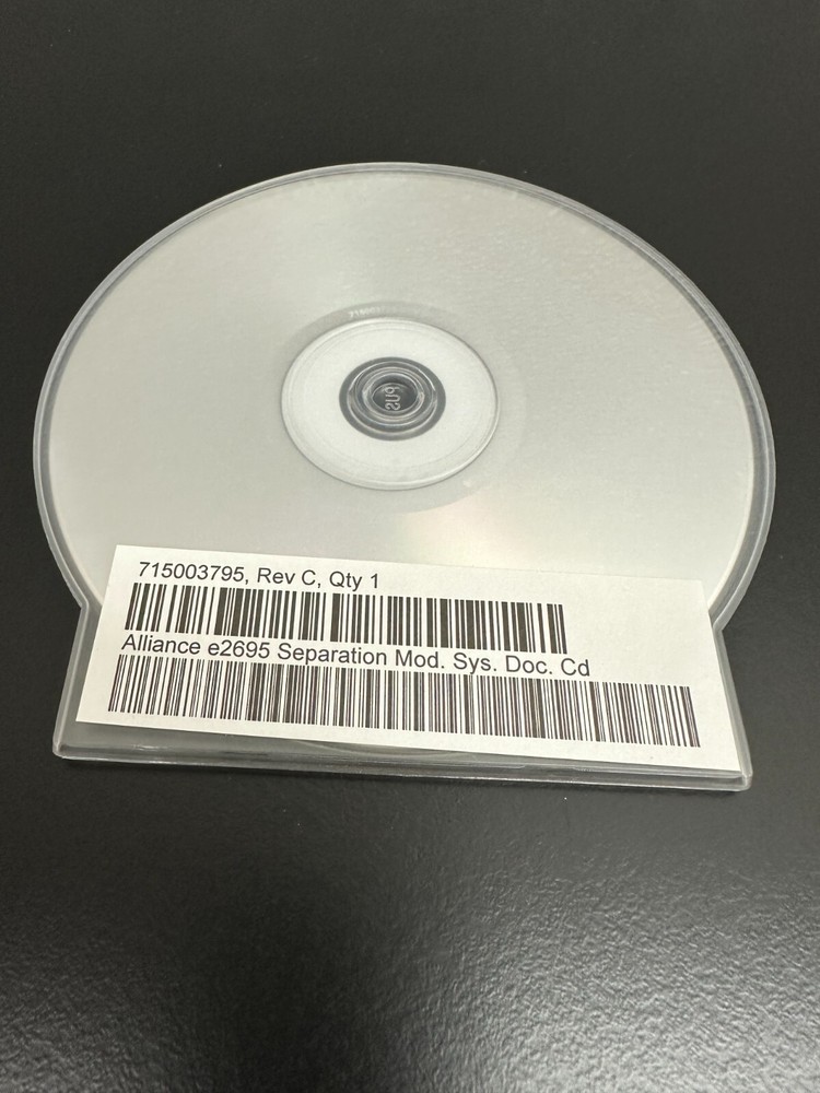 Waters Alliance E2695 Separations Module System Documentation CD REF 715003795