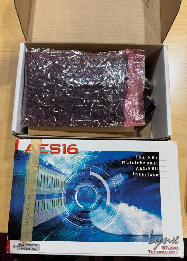 Lynx AES16-G with the cable, original box