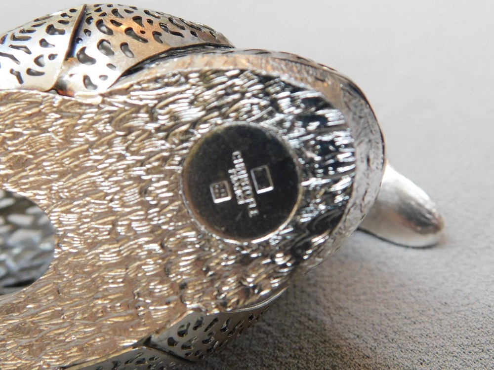 2 Christofle Lumiere D'Argent Silverplate Duck Figurines