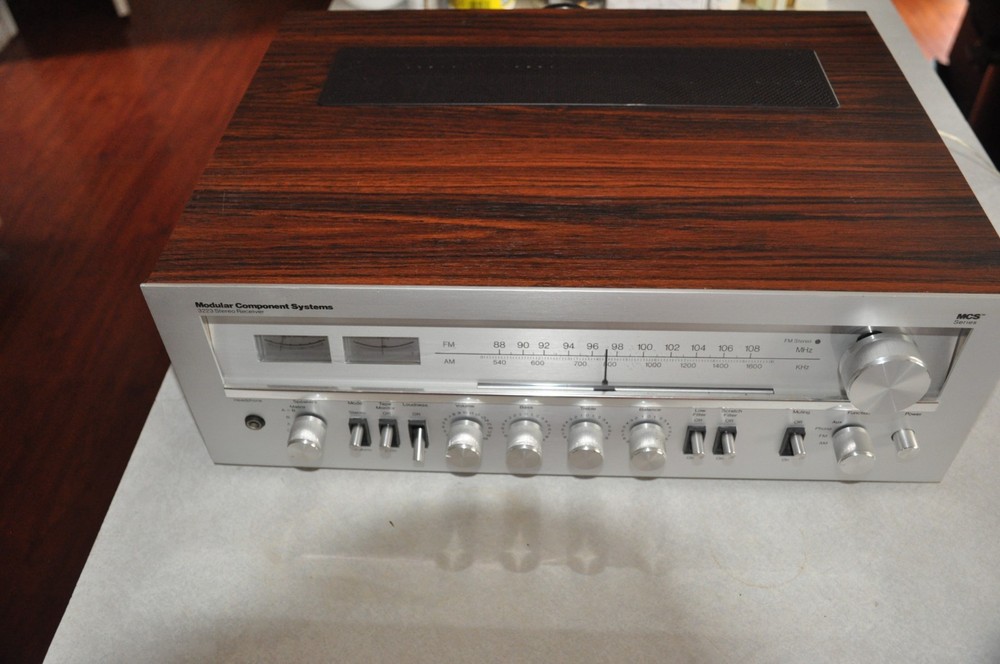 Vintage Modular Component Systems MCS 3223 Stereo Receiver Tested & Working