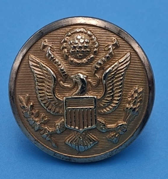 1870-1902 US Army Standard Eagle Uniform Button Unmarked on back