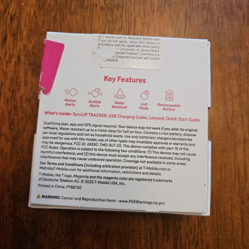 SyncUP Tracker T-Mobile 2nd Gen 4G 64MB, open box