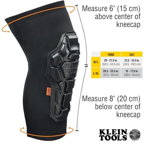 Work Knee Pads Support Sleeves Heavy Duty