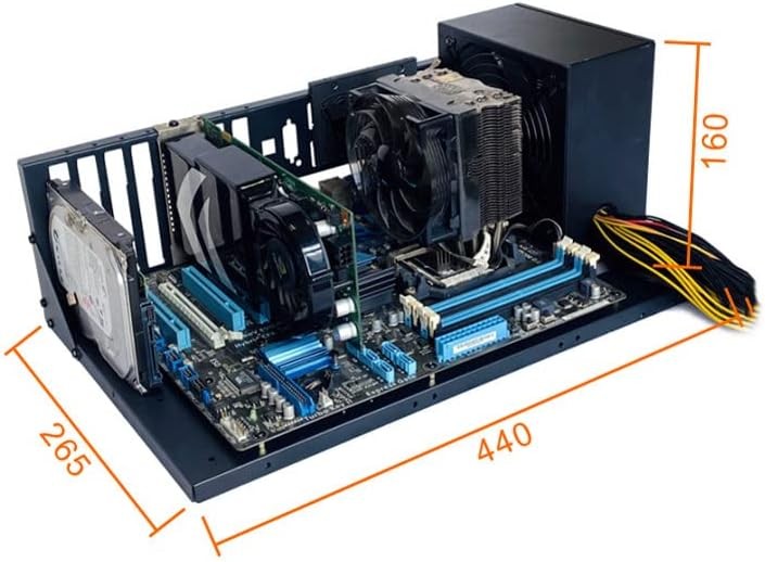 DIY Pc Test Bench Open Chassis Case Rack for ATX M...