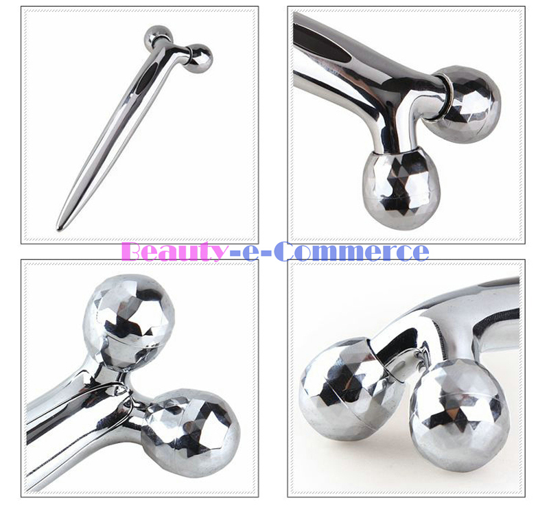 Solar Platinum Microcurrent Faical Roller Face Massager