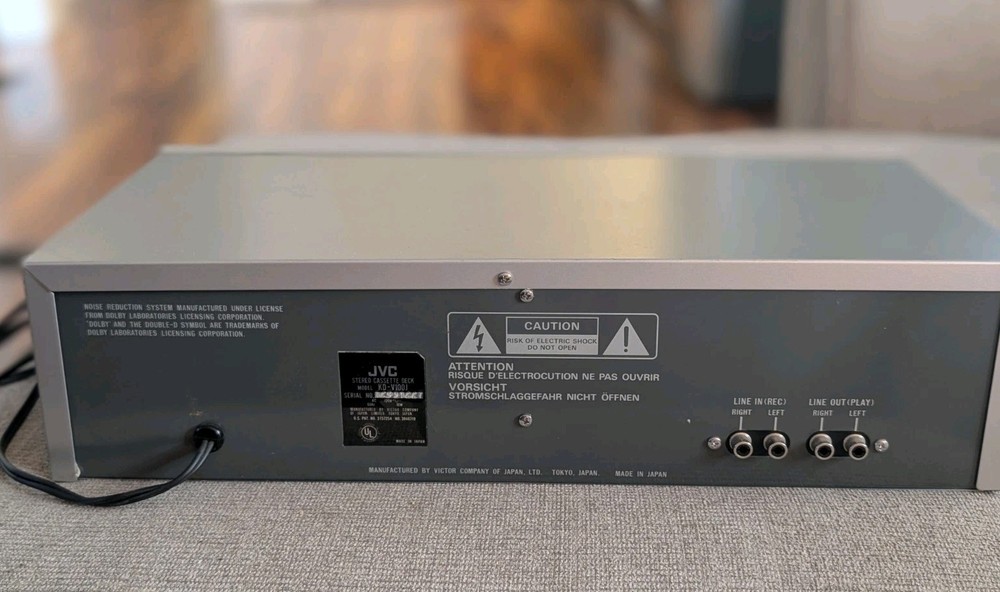 JVC KD-V100 Stereo Cassette Deck - Tested & Working Playback