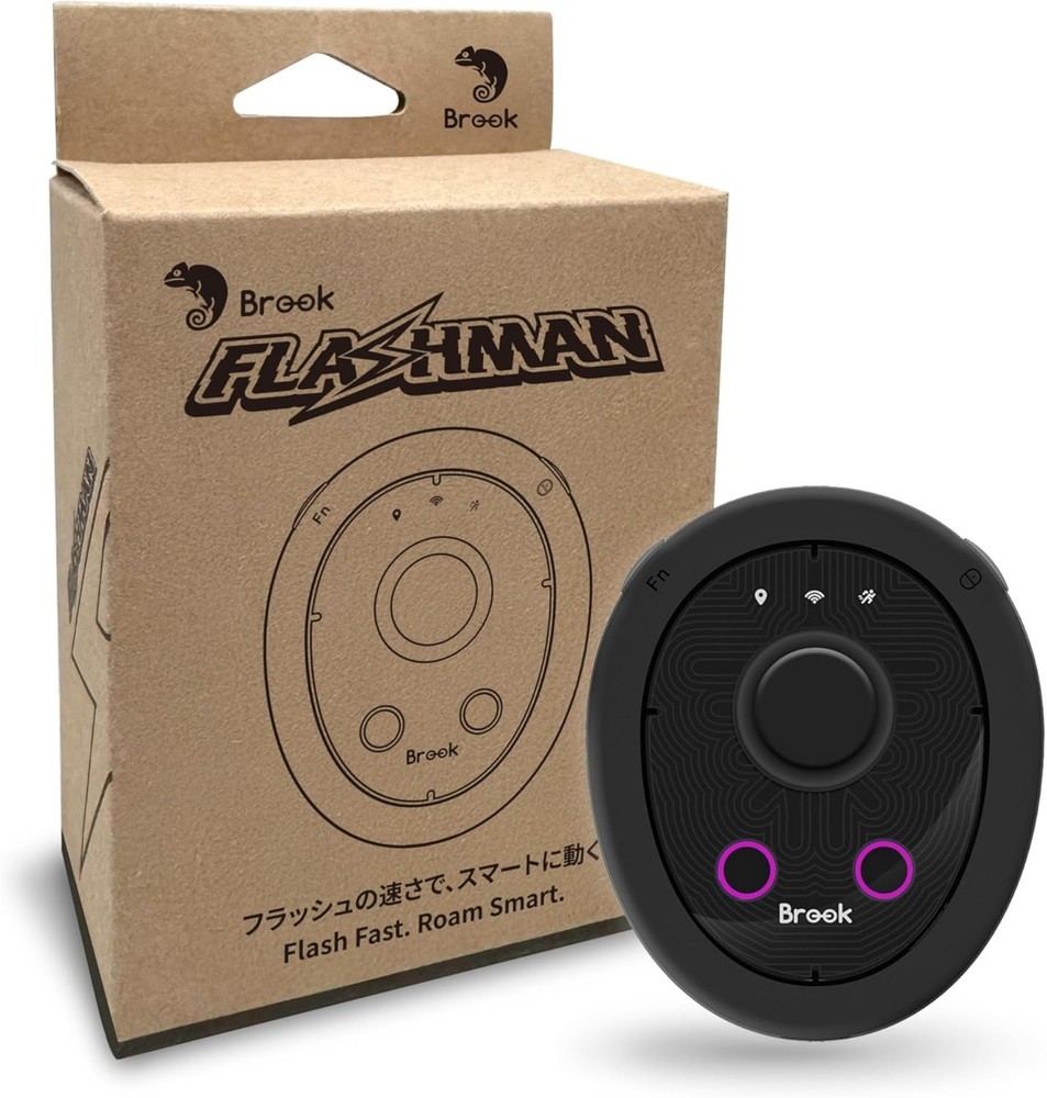 Brook Flashman Virtual GPS Joystick for iPhone,Bluetooth Location Controller V26