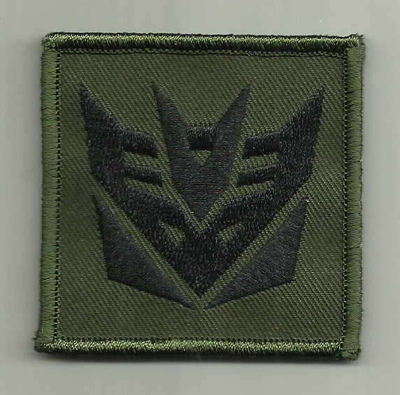 Decepticon Face Moral Subdued Patch