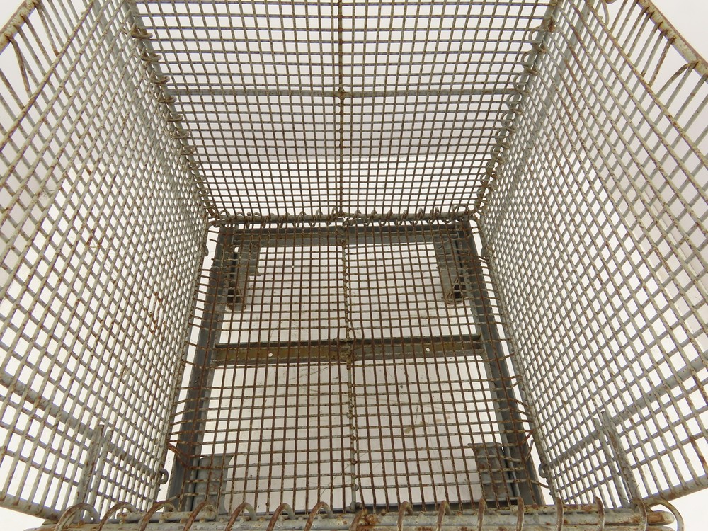 Miniature Collapsible Folding Stackable Industrial Wire Baskets 18"x20"x16"