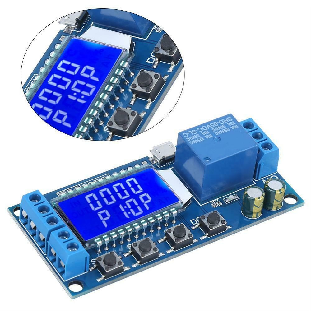 XY-LJ02 Time Delay Relay Module Control Timer Switch 6-30V Trigger Loop Timing