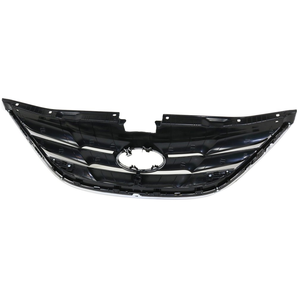Grille For 2011-2013 Hyundai Sonata Front Primed Shell and Insert Type 1 Kit