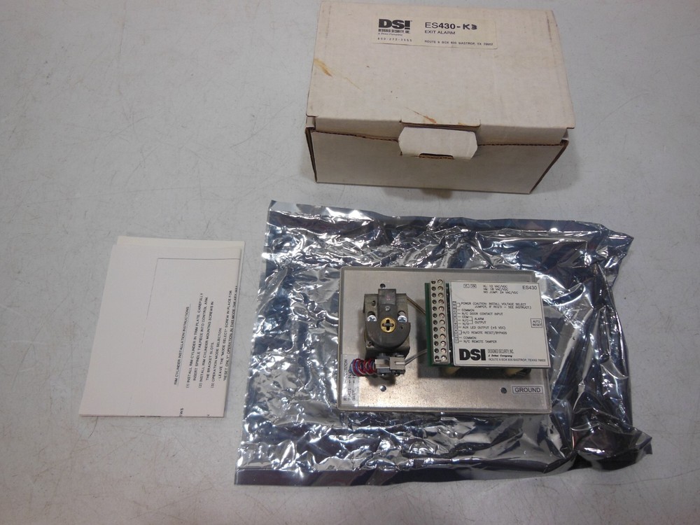 DSI ES430-K3 Exit Alarm - No Keys - New