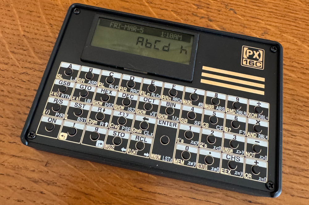 PX16C a HP-16C Computer Scientist Calculator kit
