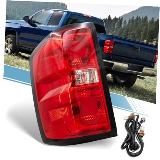 Rear Tail Light Assembly Compatible With 2014 Left Driver Side 14-15 Silverado