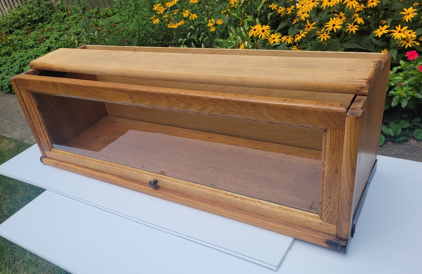 Antique Macey Oak Barrister Bookcase 10 1/2" Tall Section #1